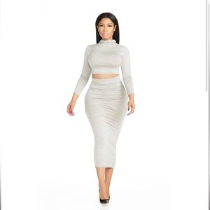 Nicki Minaj‎ Collection Women’s Long Jersey Bodycon Maxi Skirt - Size Small
